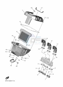 NIKEN GT MXT890D (BFD1) drawing INTAKE 2