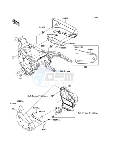 VN1600 CLASSIC TOURER VN1600D6F GB XX (EU ME A(FRICA) drawing Side Covers