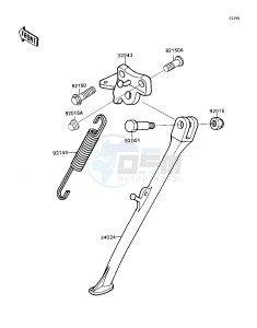 ZX 750 H [NINJA ZX-7] (H2) [NINJA ZX-7] drawing STAND-- S- -