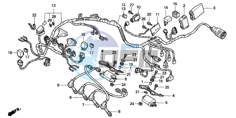 WIRE HARNESS (CBR600FS/3S/T/3T/SET)