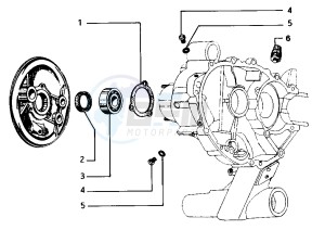 FL2 HP 50 drawing Counter Shaft bearing