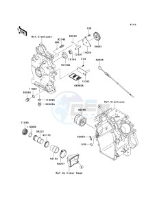 KAF 620 R [MULE 4010 TRANS4X4] (R9F-RAFA) RAF drawing OIL PUMP_OIL FILTER