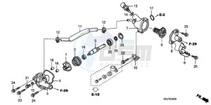 FES1259 Europe Direct - (ED / 2ED) drawing WATER PUMP