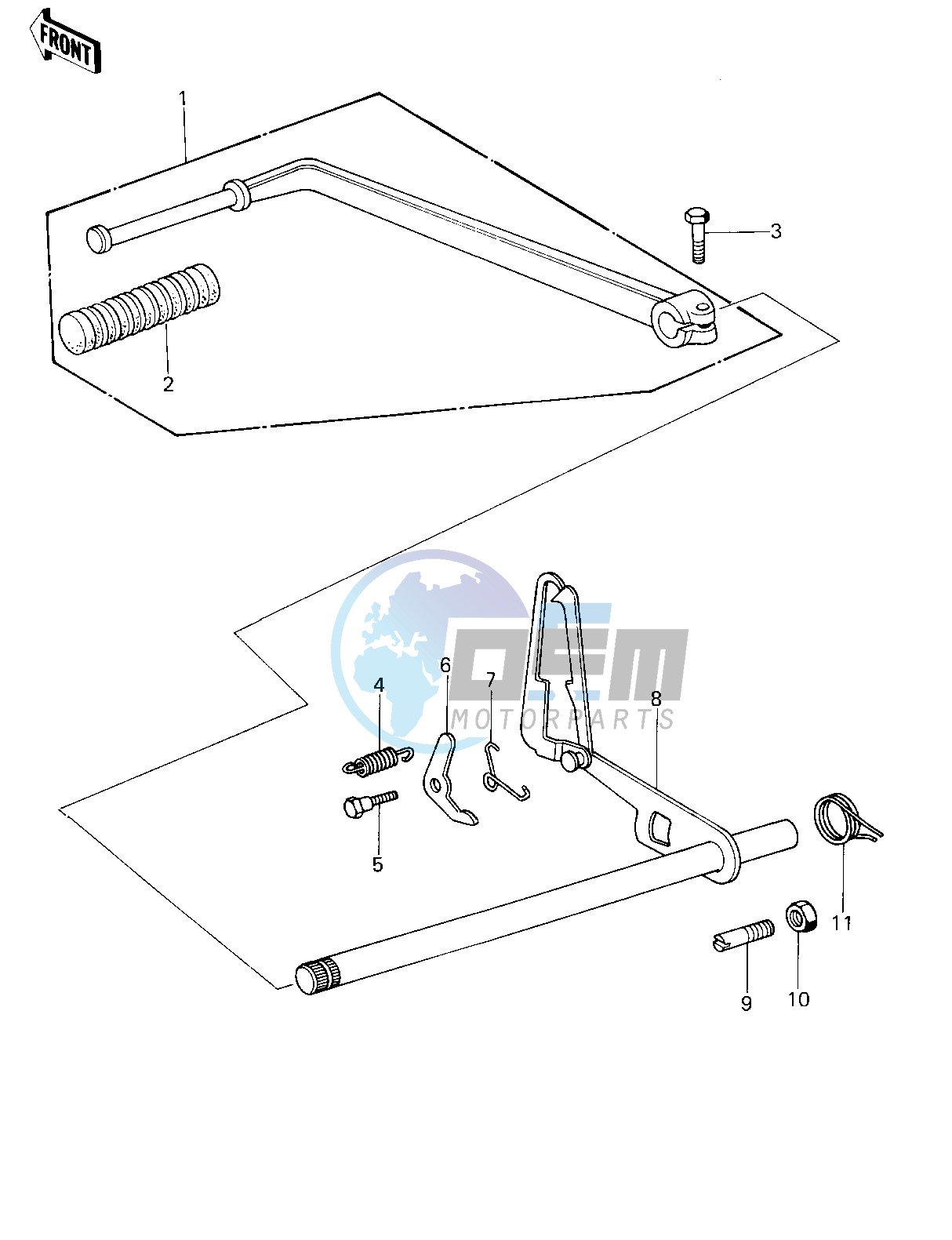 GEAR CHANGE MECHANISM -- 78 D1- -