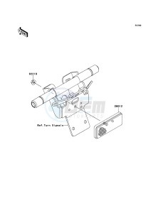 VN1700_CLASSIC_ABS VN1700FEF GB XX (EU ME A(FRICA) drawing Reflectors