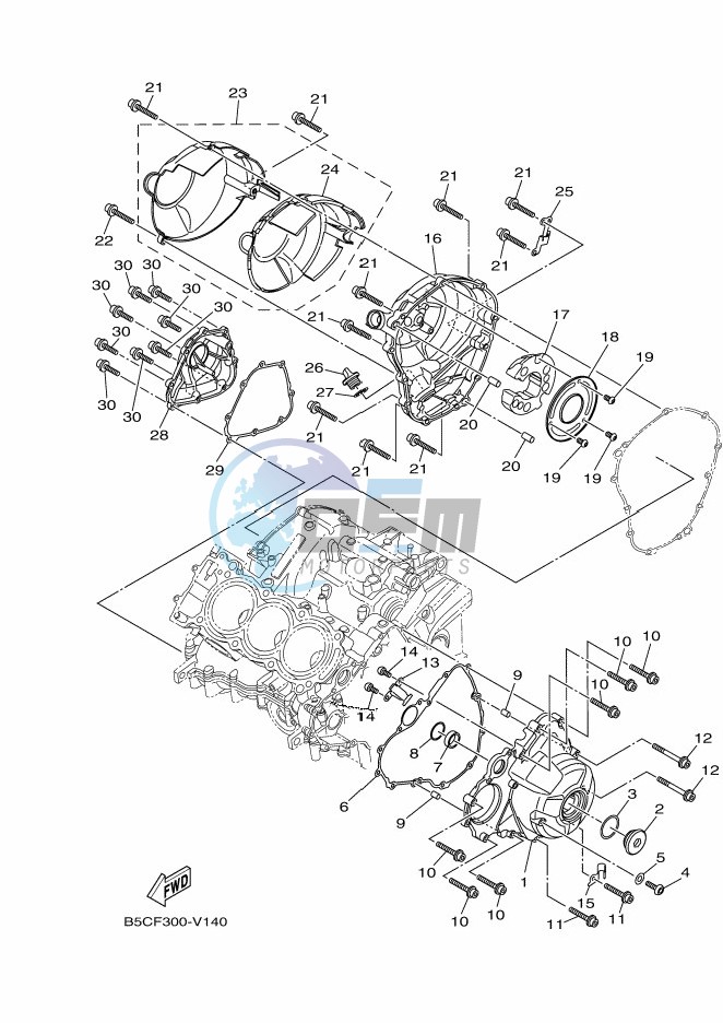 CRANKCASE COVER 1