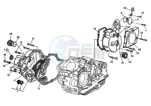 CANYON 500 drawing CRANKCASE COVER