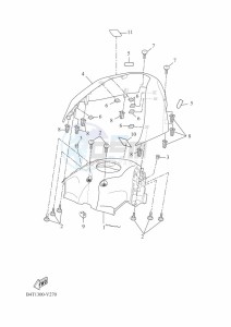 TRACER 700 MTT690-U (B5T1) drawing FUEL TANK 2