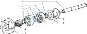 Hexagon 125 EXS1T 125cc drawing Water pump