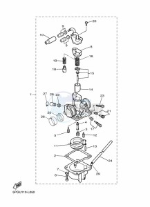 PW50 (BSL3) drawing CARBURETOR