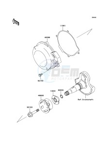 KVF360 4x4 KVF360A8F EU GB drawing Recoil Starter(-VF360AE607660)