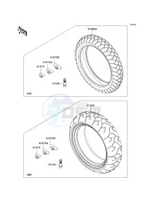 ZR 750 K [Z750S] (K1) K1 drawing TIRES