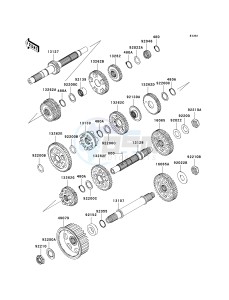 VN 2000 D [VULCAN 2000 LIMITED] (6F) D6F drawing TRANSMISSION