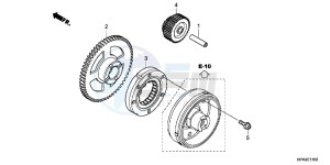 TRX420FMC drawing STARTING GEAR