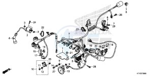 CBR125RF CBR125R 2ED - (2ED) drawing WIRE HARNESS