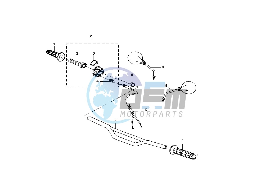 STEERING HANDLE- CABLE