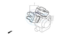 VT600CD drawing GASKET KIT A