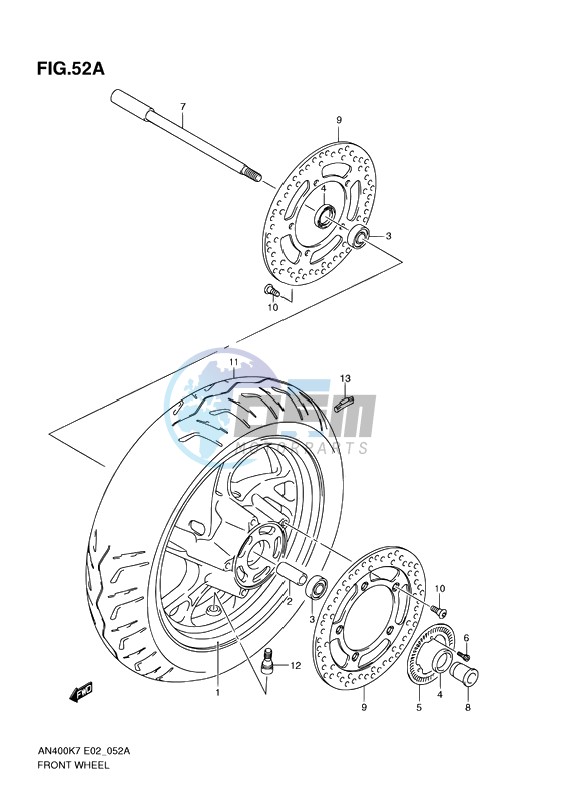 FRONT WHEEL