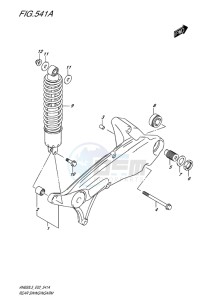 AN650 drawing REAR SWINGING ARM