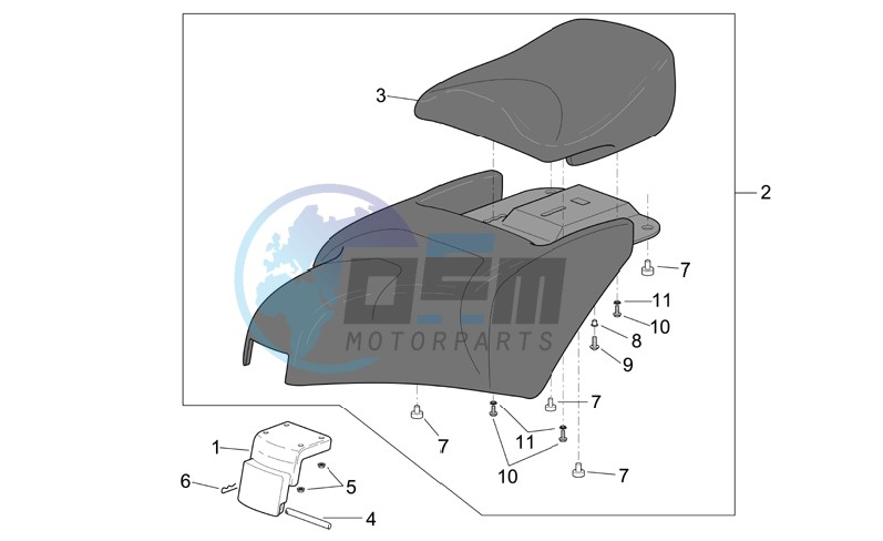 Saddle unit