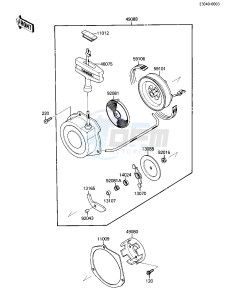 KLF 110 A [MOJAVE 110] (A1-A2) [MOJAVE 110] drawing RECOIL STARTER