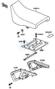 KL 650 A [KLR650] (A6-A9) [KLR650] drawing SEAT