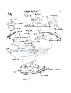 ER-6n ABS ER650B6F GB XX (EU ME A(FRICA) drawing Seat Cover