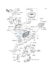 ZR 1000 B [Z1000] (7F-8F) 0B8F drawing COWLING