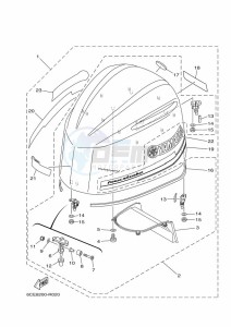 F300BETU drawing FAIRING-UPPER