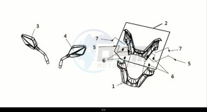 JOYMAX Z+ 300 (LW30W2-EU) (E5) (M1) drawing MIRROR-HANDLE COVER