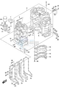 DF 300B drawing Cylinder Block