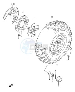 LT-A750X drawing FRONT WHEEL (LT-A750XL3 P17)