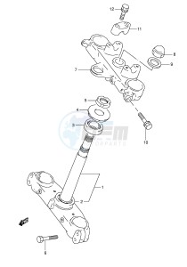 DR800S (E4) drawing STEERING STEM