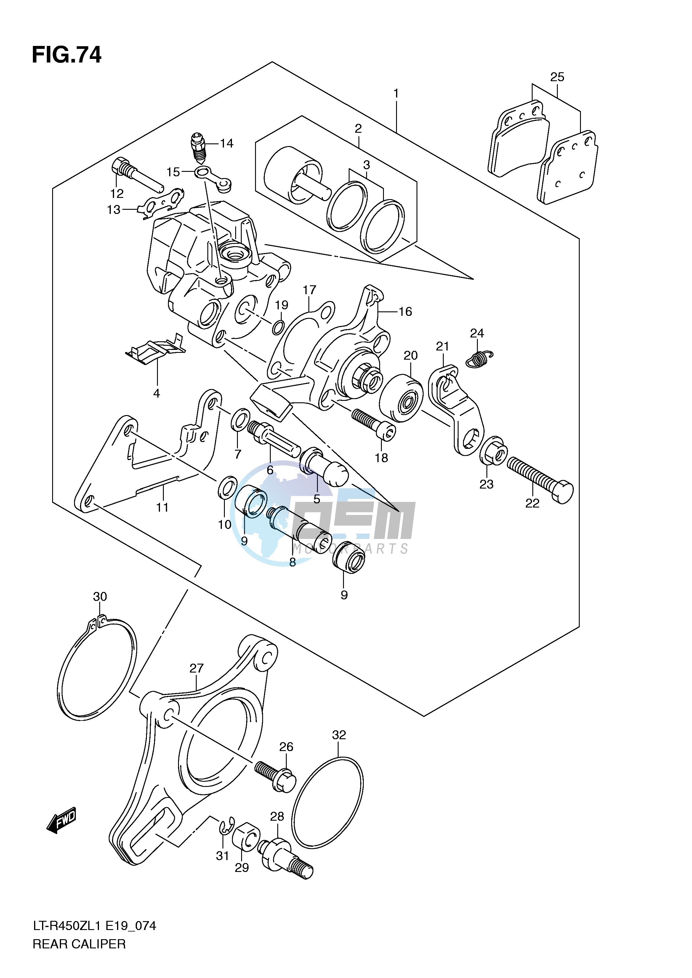 REAR CALIPER