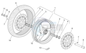 Griso V 8V 1200 drawing SE Front wheel