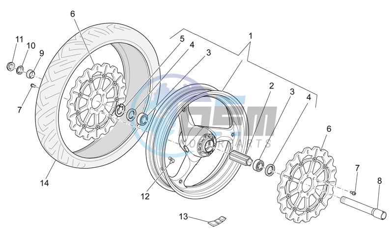 SE Front wheel