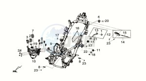 GTS 300i ABS drawing FRAME