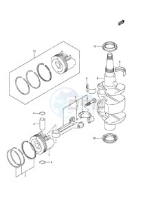 DF 8A drawing Crankshaft