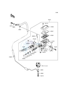 VULCAN 1700 NOMAD ABS VN1700DGF GB XX (EU ME A(FRICA) drawing Clutch Master Cylinder