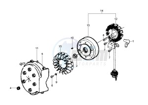 NRG POWER DT 50 drawing Flywheel magneto