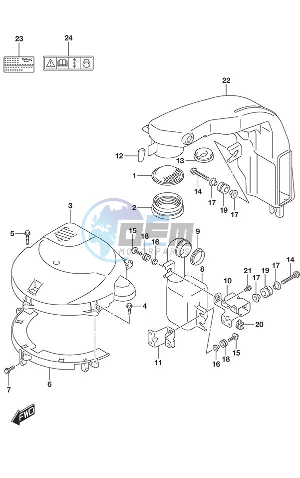 Silencer/Ring Gear Cover