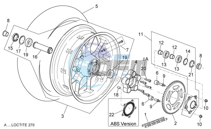 Rear wheel