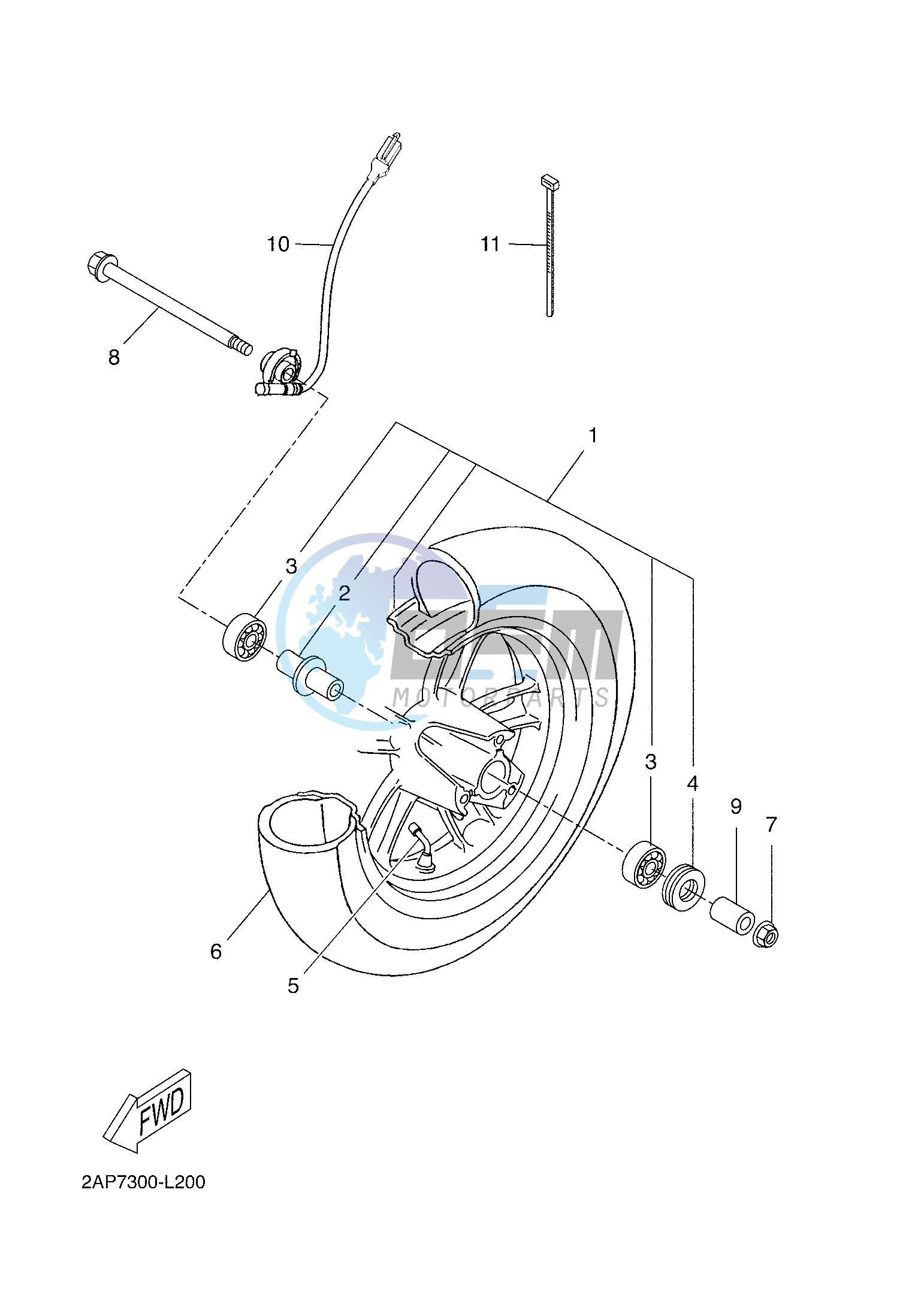 FRONT WHEEL