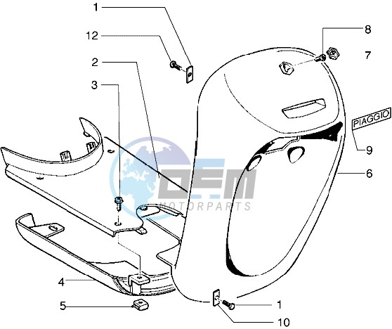 Front shield-Footboard-Spoiler