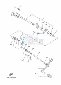 TRACER 900 MTT850 (B5CM) drawing SHIFT SHAFT