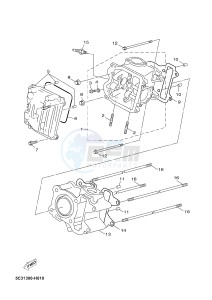 YN50F OVETTO 4T (2ACG) drawing CYLINDER HEAD