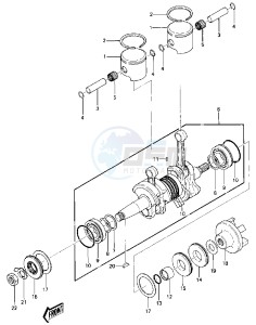 JS 440 A [JS440] (A1-A2) [JS440] drawing CRANKSHAFT_PISTONS