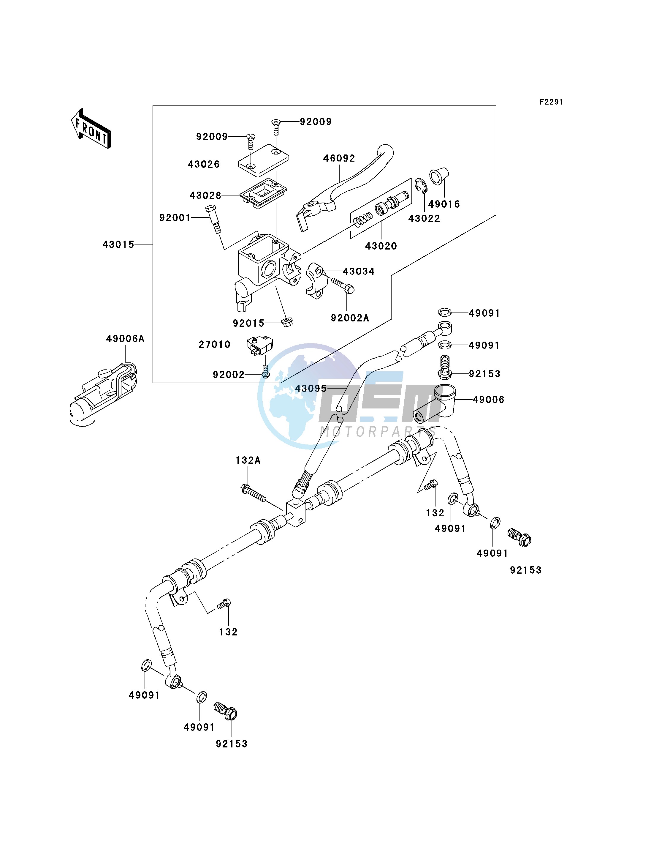 FRONT MASTER CYLINDER