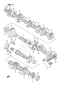 RM125 (E3) drawing TRANSMISSION