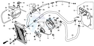 FJS400D SILVER WING drawing RADIATOR